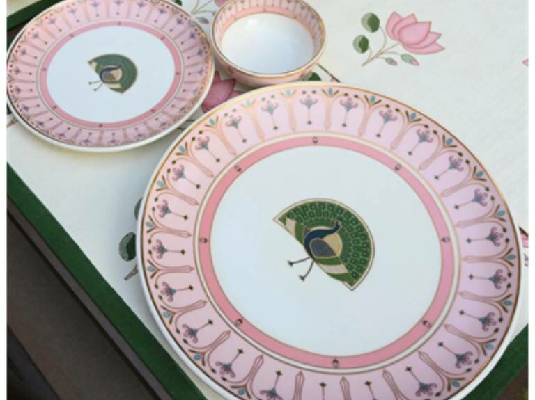 Bring Home the Regal Spirit of Jaipur Through Handpainted Crockery