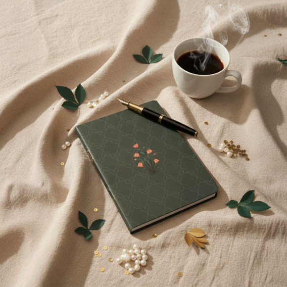 Mughal Art Gulzar Flower Note Book