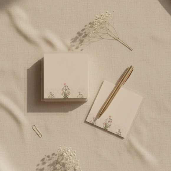 Mughal Art Gulzar Flower Gift Tags (Set of 10)