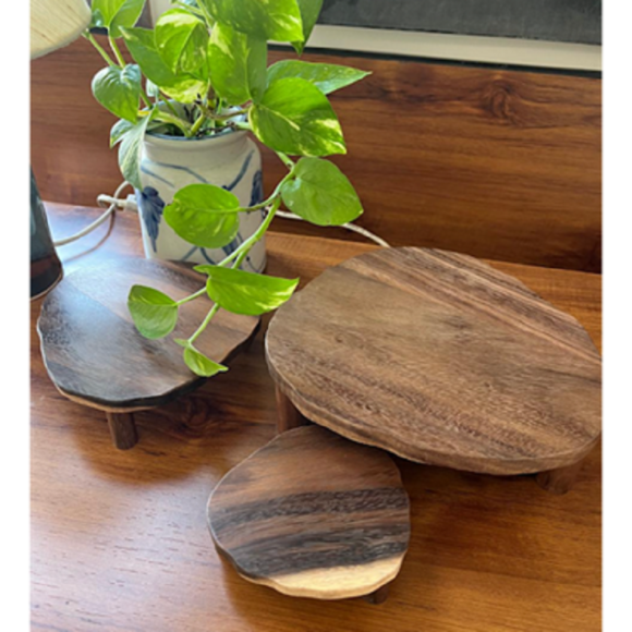 Creative Ways to Style a Set of 3 Wooden Risers in Your Home