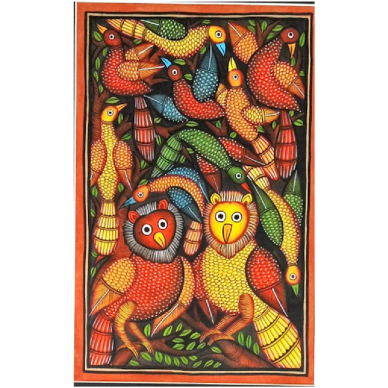 cb5may Discover the Charm of Authentic Indian Folk Art for Your Living Space