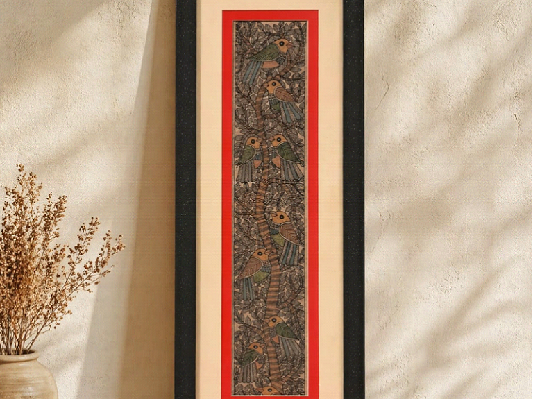 cb4-768 The Beauty of Authentic Madhubani Art in Modern Indian Homes